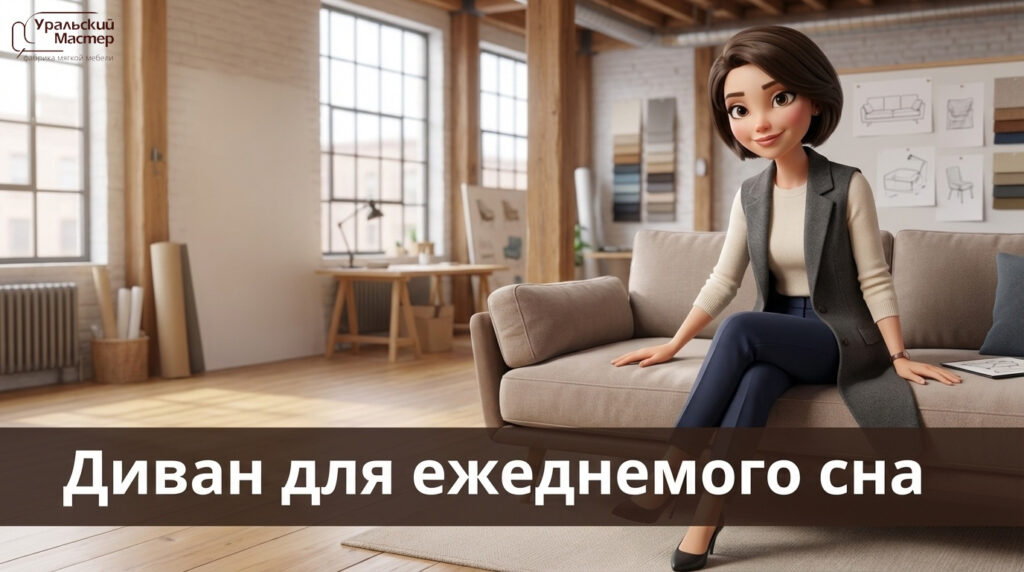 Диван для ежедневного сна: мягкая мебель и диваны «Уральский мастер» в 2026 году