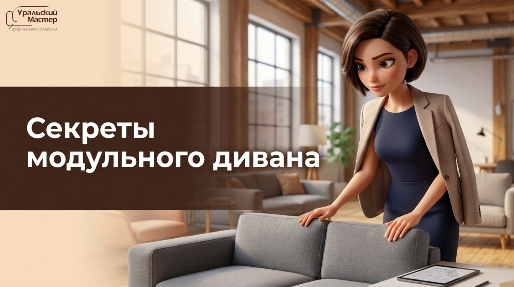 Модульный диван для гостиной: мягкая мебель и диваны «Уральский мастер» в 2026 году