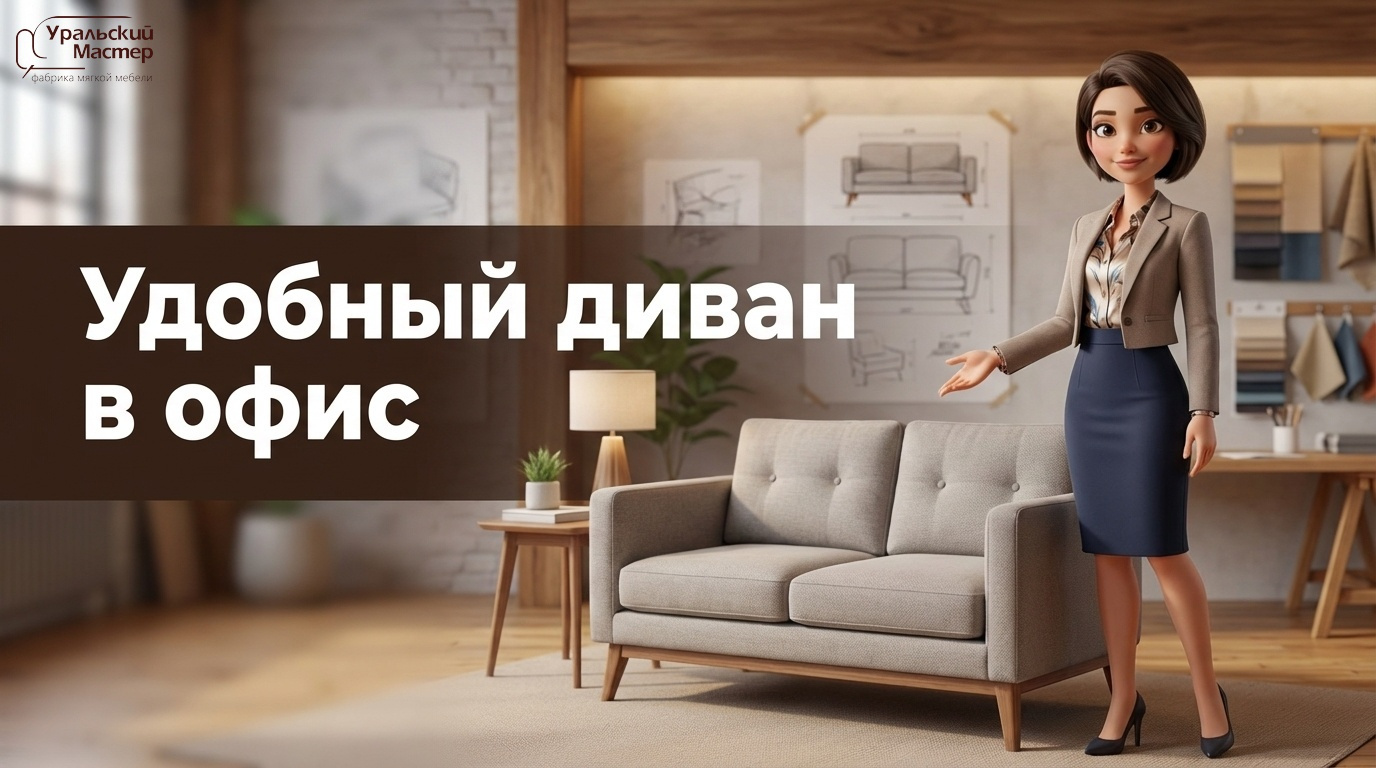 Раскладной диван в офис или кабинет: мягкая мебель и диваны «Уральский мастер» в 2026 году