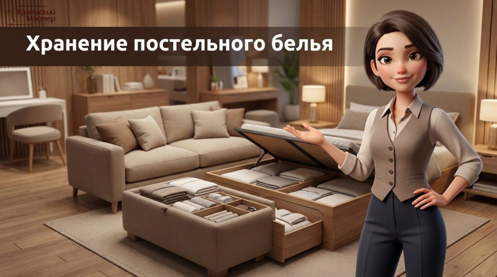 Кровать с ящиками или диван: мягкая мебель и диваны «Уральский мастер» в 2026 году
