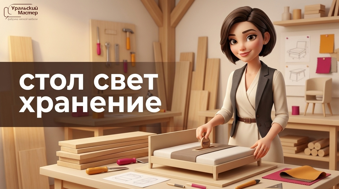 Детский диван-кровать и школьник: мягкая мебель и диваны «Уральский мастер» в 2026 году