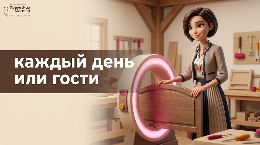 Диван-кровать на каждый день или для гостей: мягкая мебель и диваны «Уральский мастер» в 2026 году