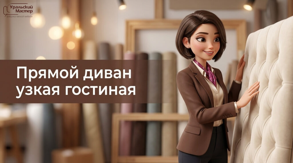 Диван прямой в узкую гостиную: практический разбор для покупки дивана в 2026 году