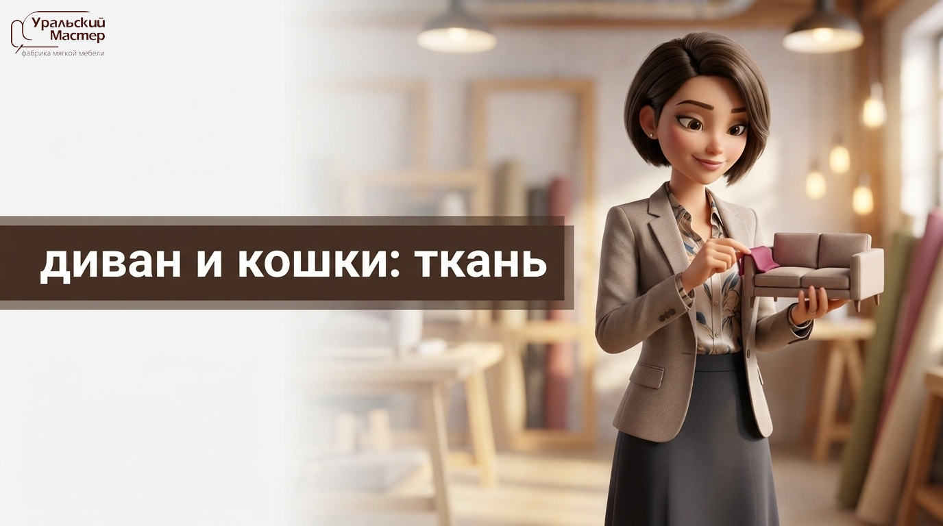 Бескаркасный диван и кошки: мягкая мебель и диваны «Уральский мастер» в 2026 году