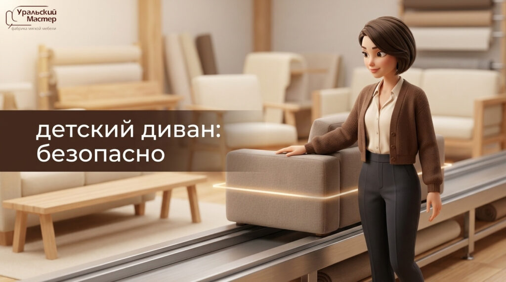 Детский диван-кровать и норма безопасности: мягкая мебель и диваны «Уральский мастер» в 2026 году