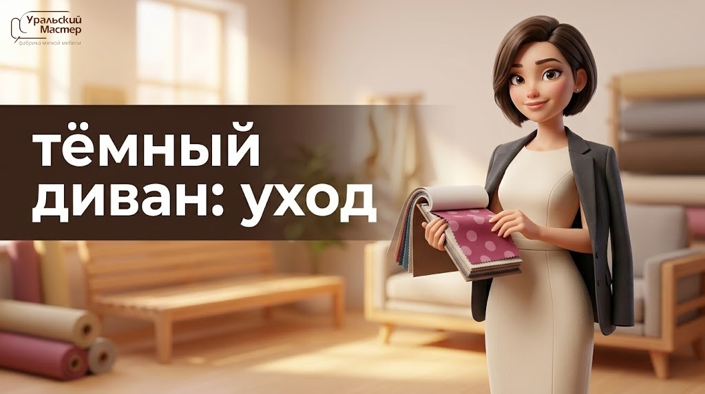 Тёмный диван: мягкая мебель и диваны «Уральский мастер» в 2026 году