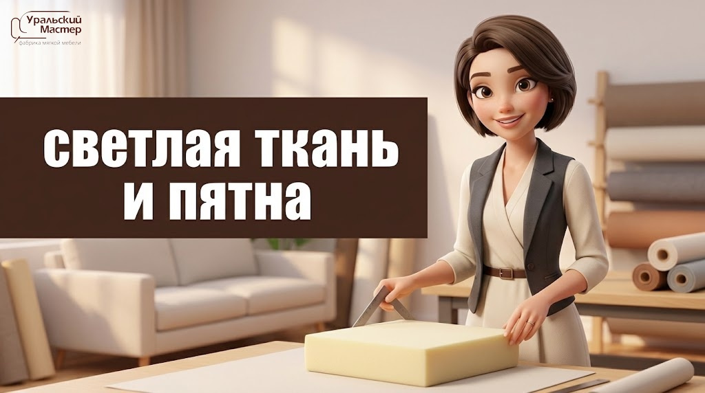 Диван-кровать в светлой ткани: мягкая мебель и диваны «Уральский мастер» в 2026 году