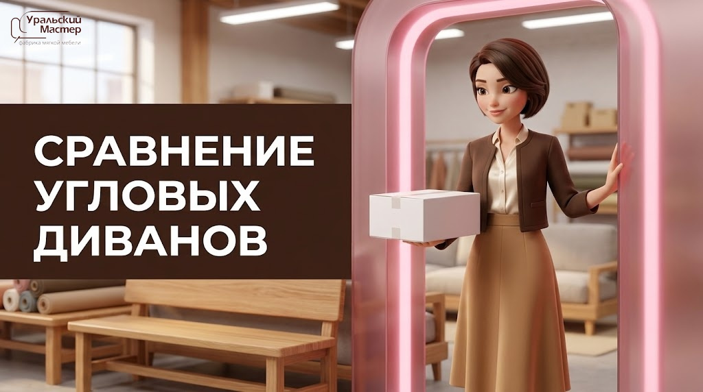 П-образный и классический угловой диван: мягкая мебель и диваны «Уральский мастер» в 2026 году