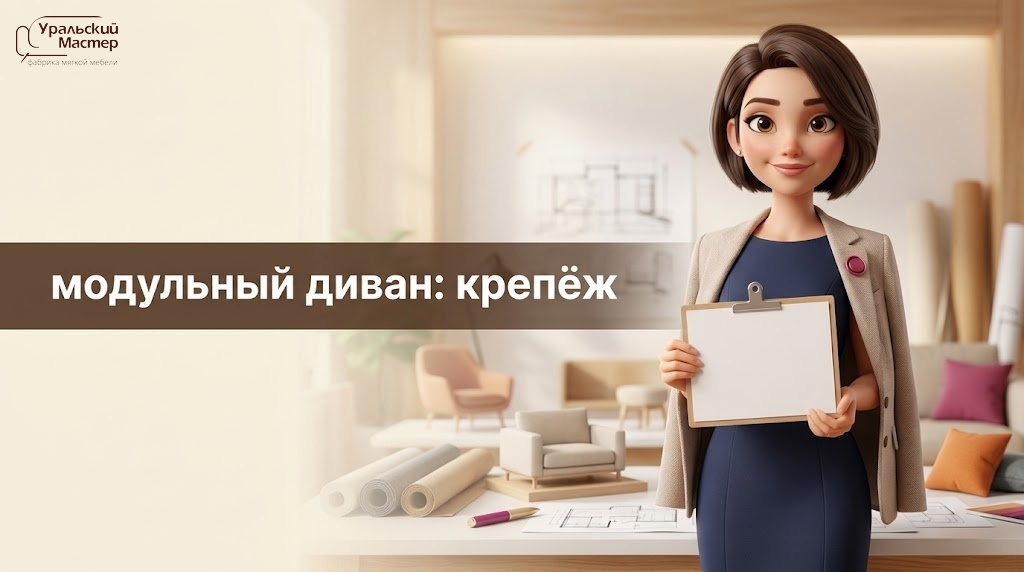 Модульный диван и крепление к стене: мягкая мебель и диваны «Уральский мастер» в 2026 году