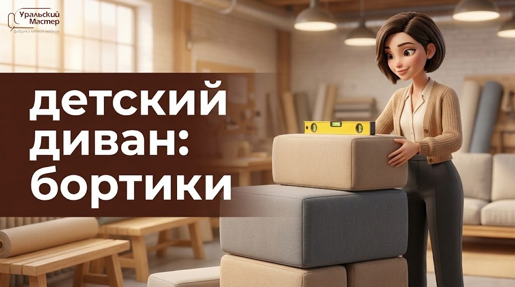 Детский диван-кровать 3–6 лет: мягкая мебель и диваны «Уральский мастер» в 2026 году