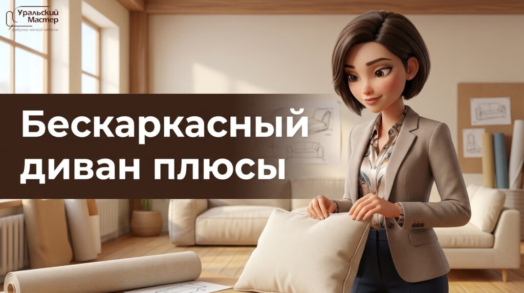 Бескаркасный диван: кому подходит и чем отличается от каркасного в 2026 году